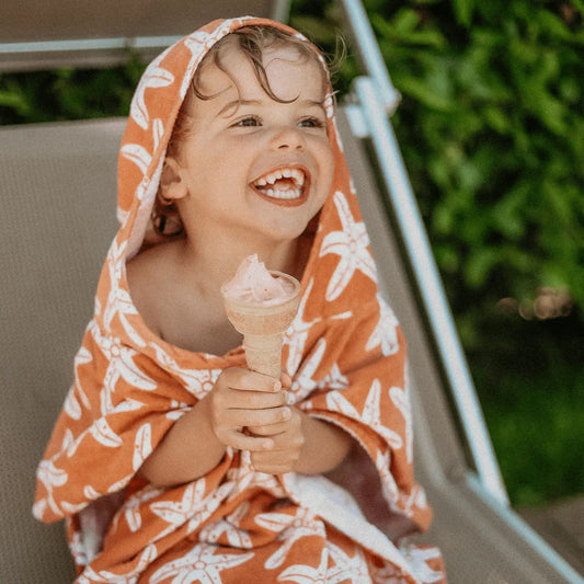 Beach Poncho Seastar - Orange